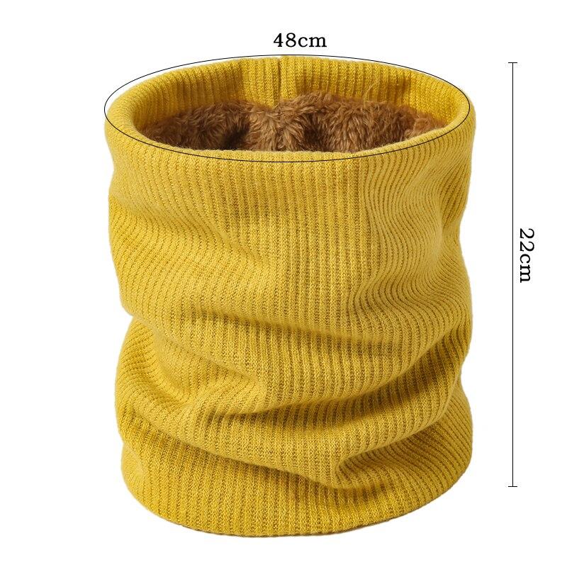 Новинка 2021 года, вязаный теплый шарф унисекс, зима-осень, кольцо, мужская и женская бандана, однотонный платок, плюшевый снуд, цветной уличный спортивный Bufanda