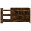 Coffee Table Smoked Oak 100x50x50 cm Engineered Wood