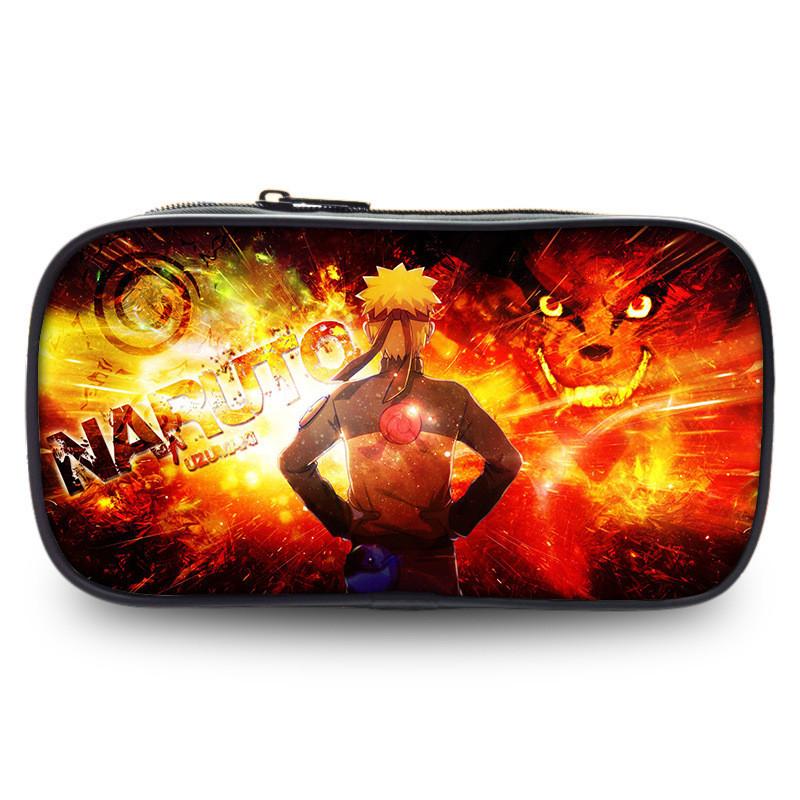 Naruto Anime Character Print Single Layer Stationery Storage Bagfor Students