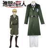 Attack On Titan Cosplay Anime Season 4 Scout Regiment Eren Jager Armin Arlert Navy Green Jacket Halloween Costumes for Women Men