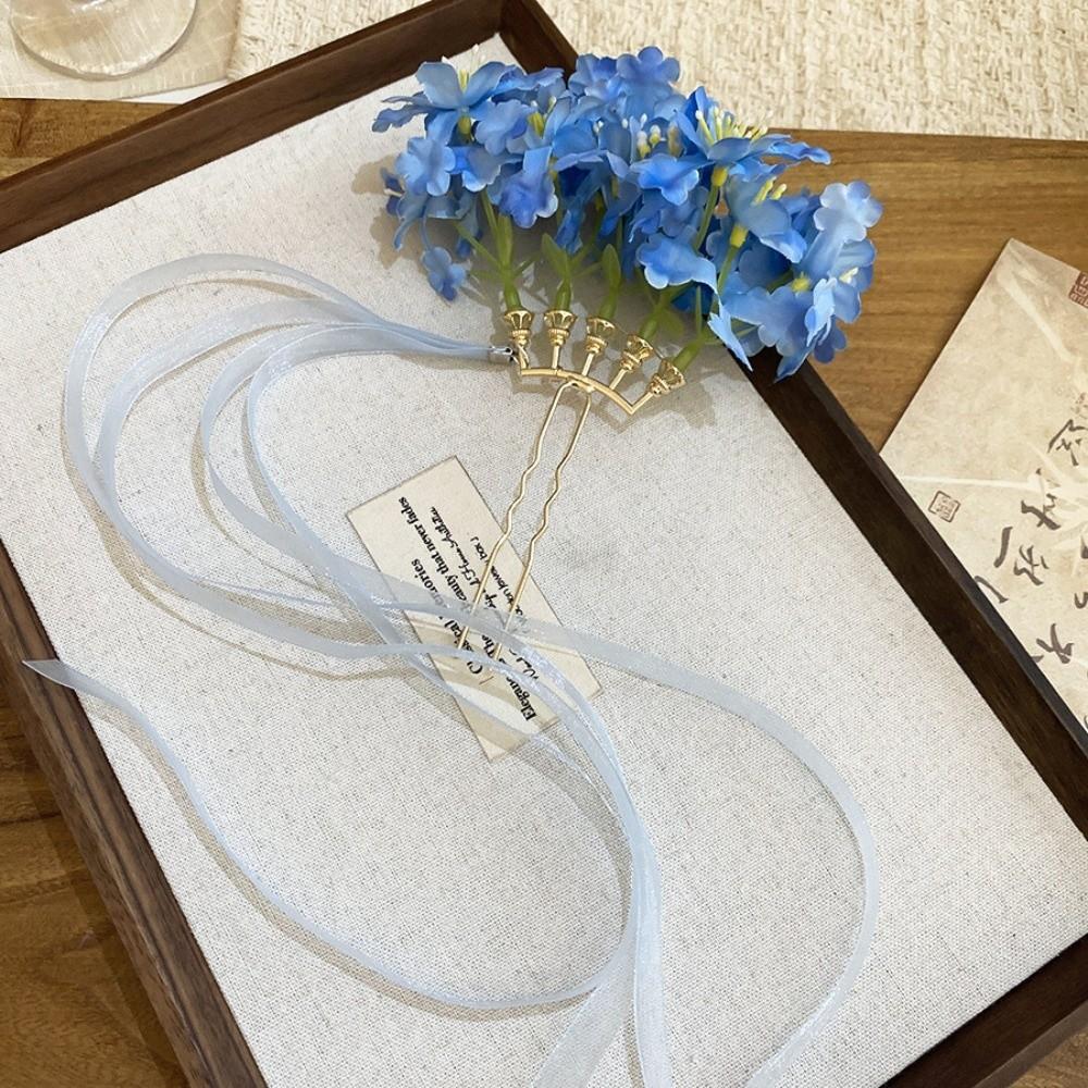 Fairy Flower Hair Stick Bohemian Bride Hair Accessories Sweet Thai Hair Fork Girls