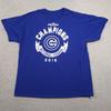 Футболка Chicago Cubs Мужская XL Синяя MLB Бейсбол Чемпионы Мировой Серии 2016 Футболка