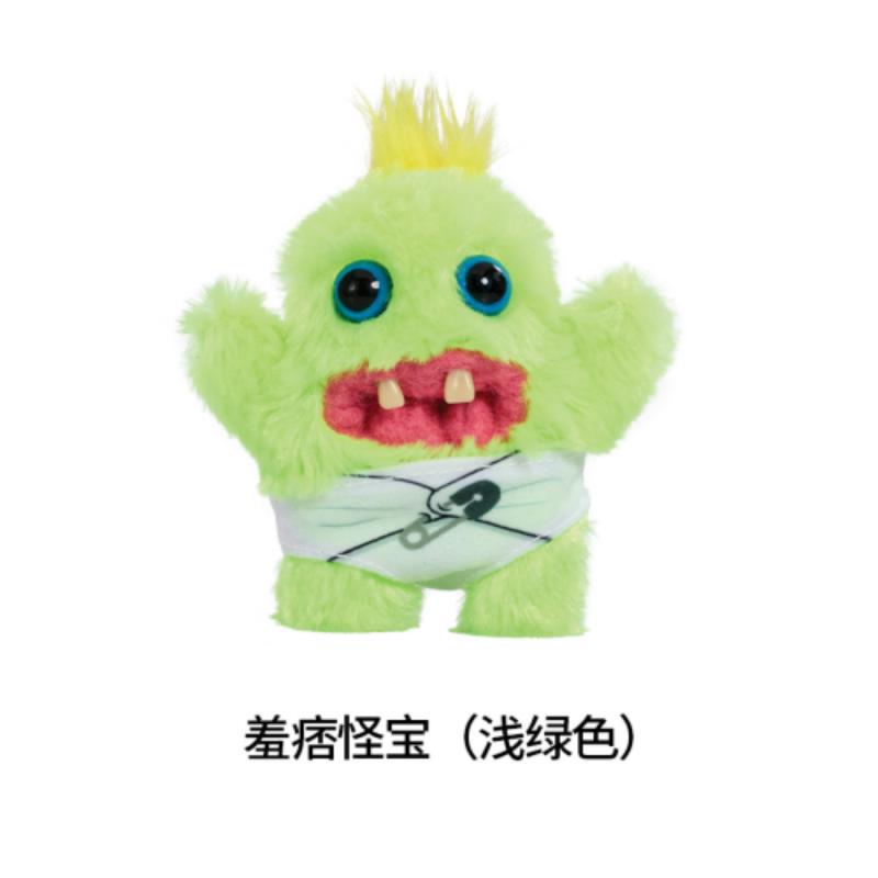 Teeth Monster Plush Doll Gold Rush Series Funk Teeth Treasure Ugly Monster Collectible Toys Holiday Birthday Gifts