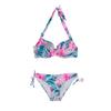 Women's Tropical Pink and Blue 2-Piece Swimsuit HIGH PRESSURE