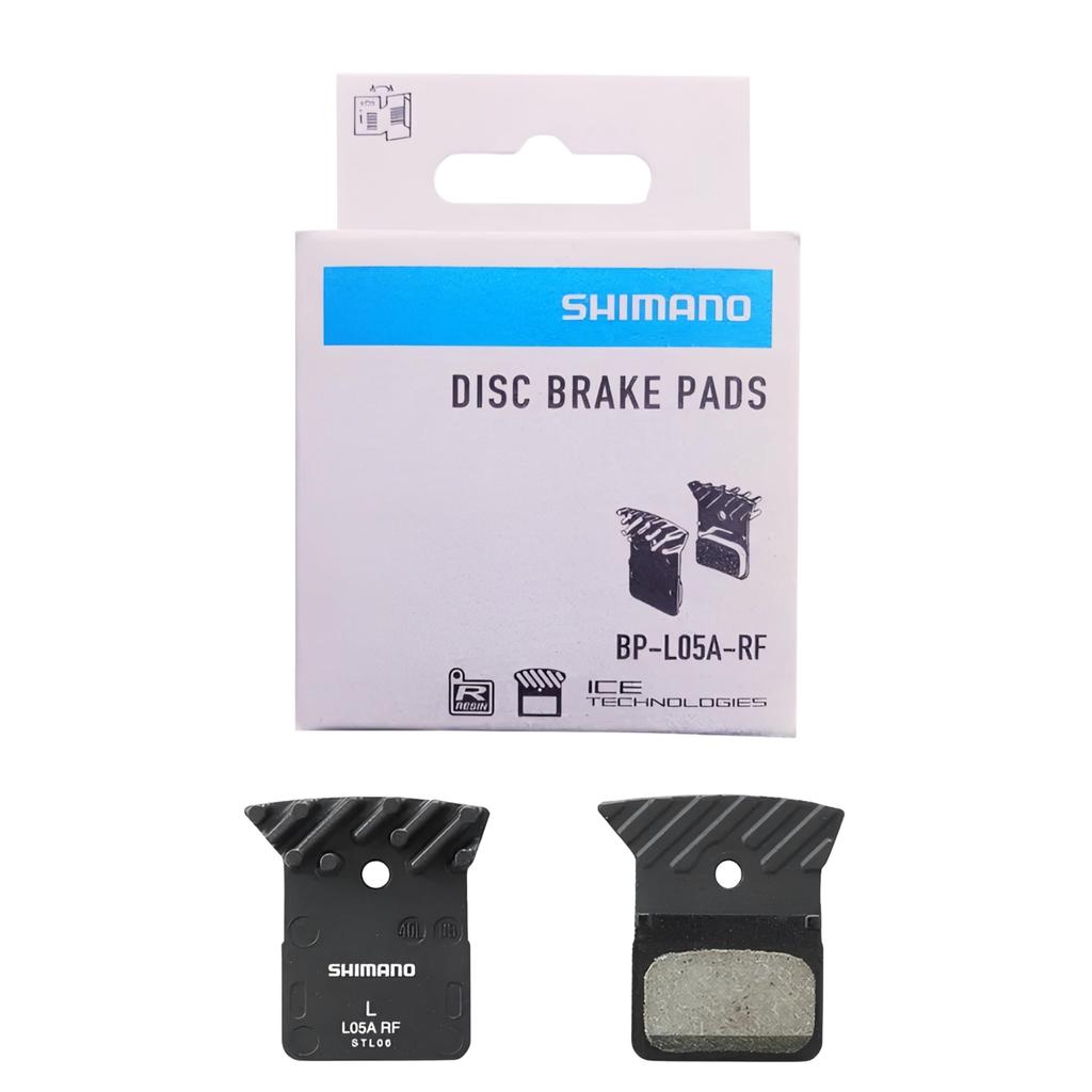 SHIMANO L05A Тормозные колодки для дискового тормоза с ребрами, Смола,