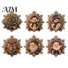 Handmade Keepsake Gifts for Friends Christmas Faux Pearl Art Hanging Ornament Kit, DIY Beads Painting Creative Women Suncatcher, Snowflake Shape