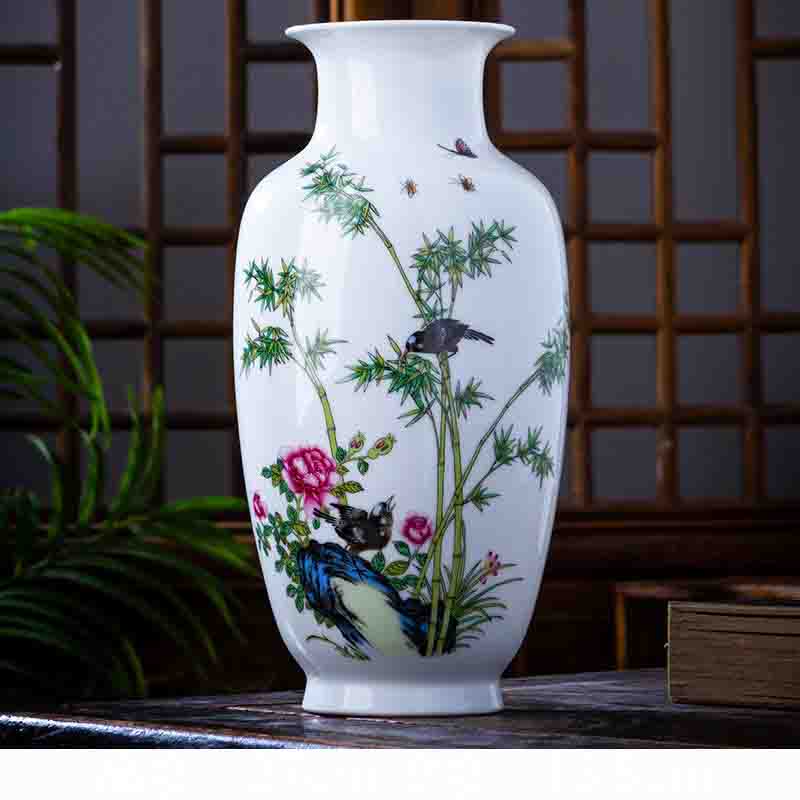 Китай Цзиндэчжэнь Керамические Вазы Украшения Офис Магазин Клуб Бар Меблировка Поделки Дом Гостиная Настольные Аксессуары Украшение