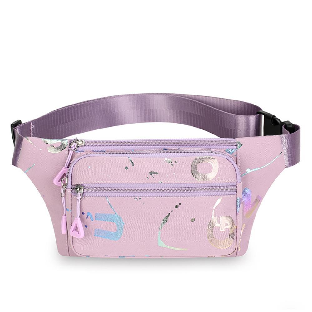 Large Capacity Women's Fanny Pack Waterproof Crossbody Chest Bag Multi-layer Crossbody Bag  Daily