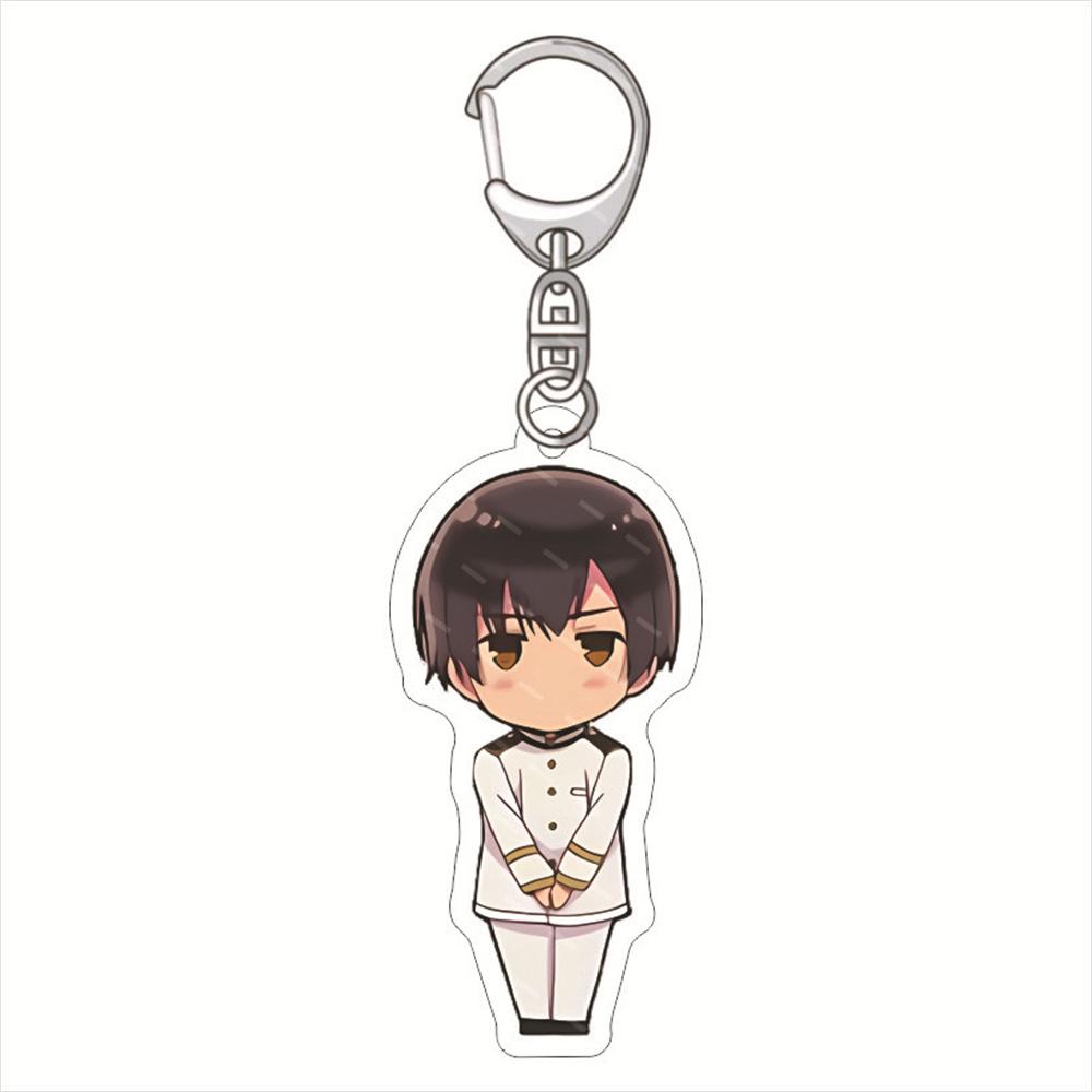 Charm Cartoon Anime Fan Gift HD Character Hetalia APH Anime Cosplay Acrylic Keychain Model Plate Themed Series 6cm
