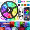 1 Set 9.84ft/16.4ft /32.8ft App Light Strip 5050 RGB LED Lights For Bedroom Music Sync Color Changing Lights For Bedroom Room TV Party  Gift