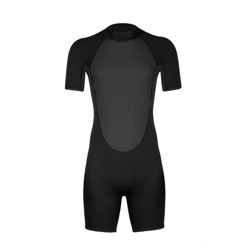 3mm Neoprene Short Sleeve Wetsuit Freediving Snorkeling Surfing Swimming Winter Warmth UV Protection