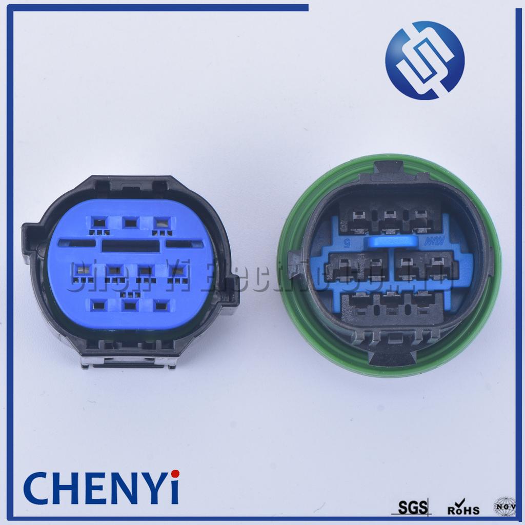 10 Pin car headlight plug waterproof electrial auto socket male female HP406-10021 wiring harness cable connector for Elantra K3