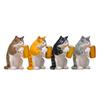 Handicraft Beer Cat Figures Cartoon Cat Statue Toy Funny Cat Center Console Ornaments  Home Decor