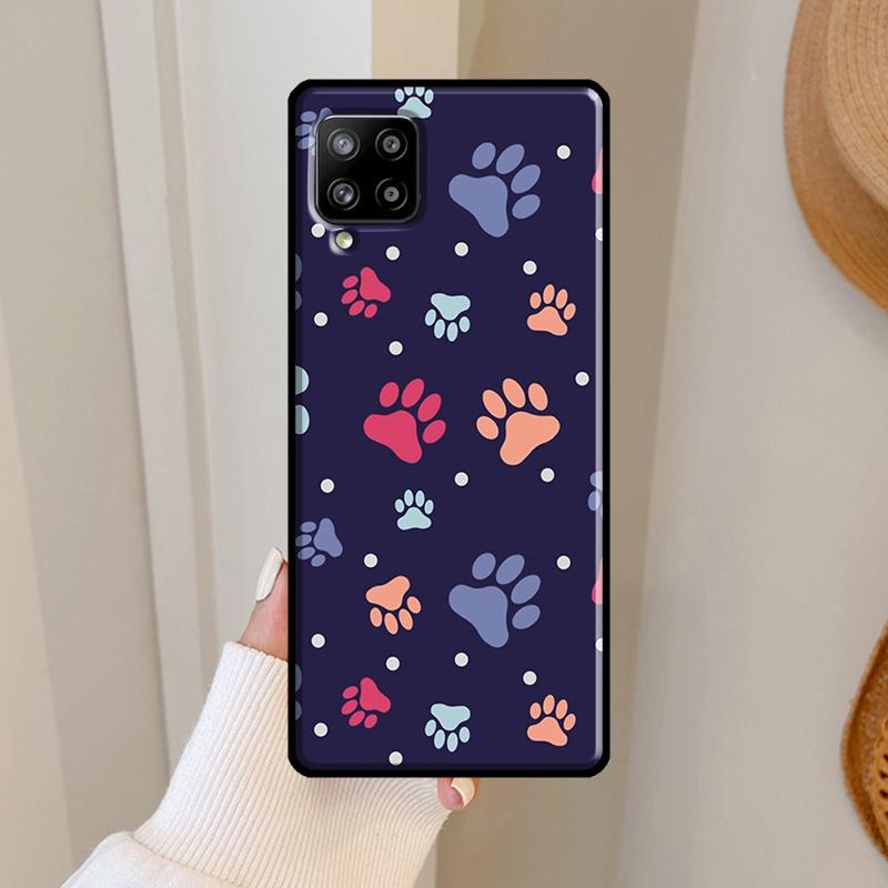 Собака лапа красочный узор для Samsung Galaxy A51 A71 A31 A12 A22 A32 A52 A50 A70 A13 A33 A53 A73 A21S A52S задняя крышка