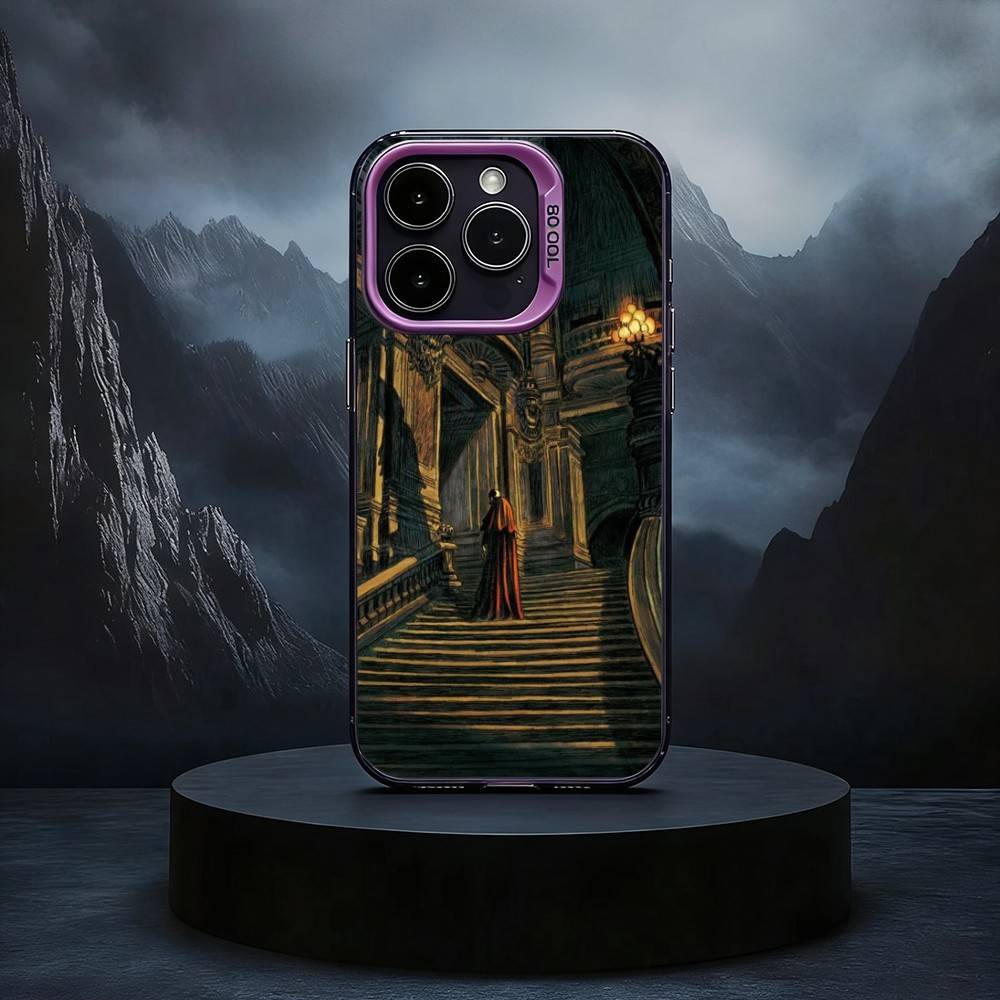 Чехол для телефона «Призрак Оперы» для iPhone 17, 16, 15, 14, 13, 12, 11 Plus, Pro Max Черный Конфетный серебристый чехол для телефона