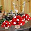 3 Pcs 20/30 Cm Mushroom Honeycomb Balls - Pulled Paper Lanterns - Party Decorations