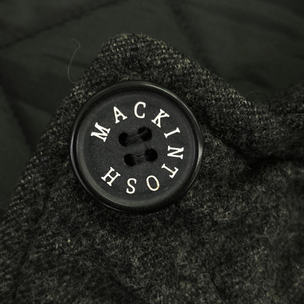 MACKINTOSH SCOTLAND Шерсть 100% Стеганое пальто 34 Темно-серый Женский Б/у