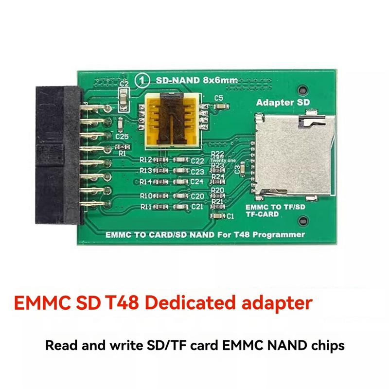 Адаптер EMMC SD для программатора Xgecu T48 Адаптер EMMC SD Поддержка чтения и записи карт SD / TF Чип EMMC