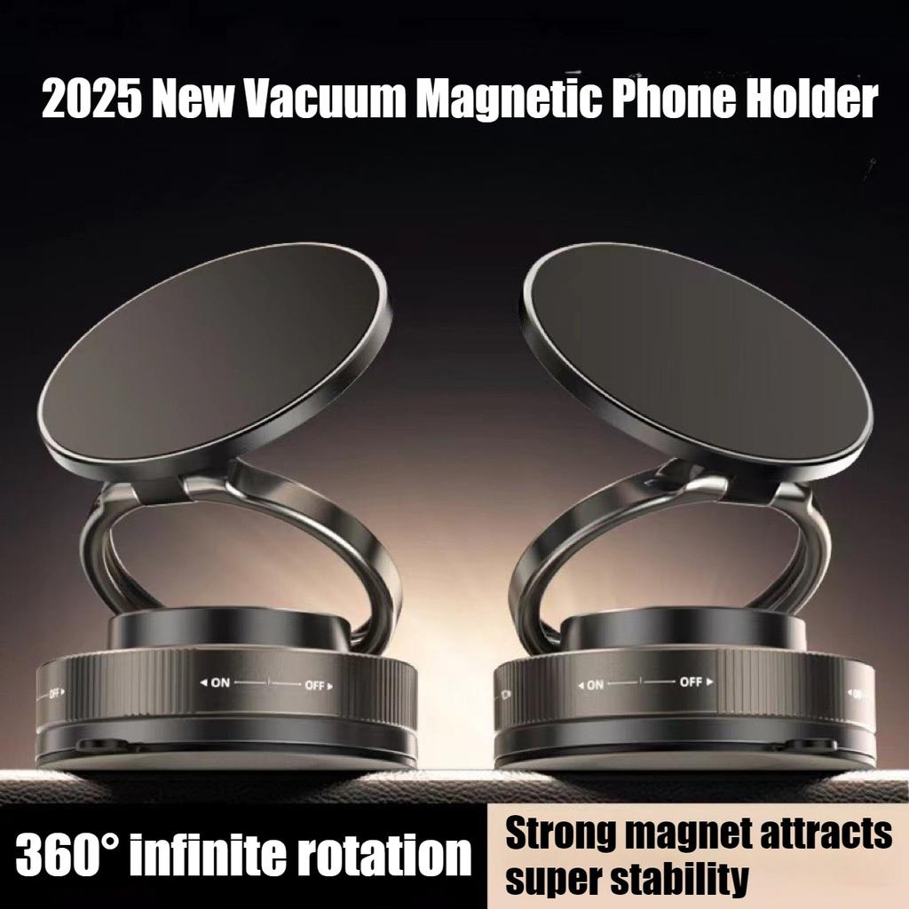 360°Adjustable Vacuum Suction Phone Mount Suction Cup Phone Mount Magnetic Phone Holder for Car for Gym/Mirror/Car For iPhone