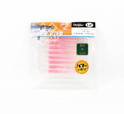 Thirty Four Мягкая приманка Осьминог 1,8 дюйма 8 штук в упаковке Wooper Looper (0894)