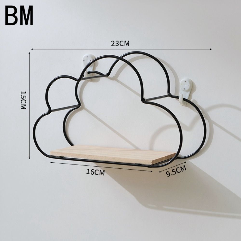 Decoration Bathroom Finishing Rack Floating Shelves Kids Room Shelf Wall Shelf Iron Storage Rack