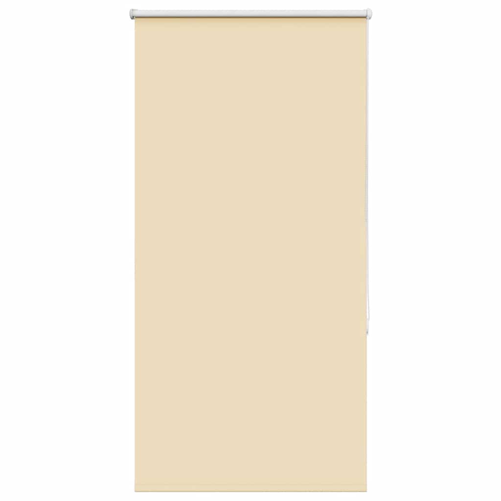 Blackout Roller Blind Beige 75 x 150 cm Fabric Width 70.7 cm Polyester
