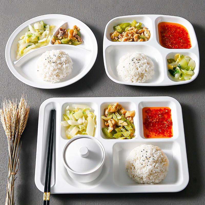 Melamine Divided School Canteen Tray