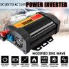 Инвертор 12В 110В 2000Вт Пиковый Авто Модифицированная синусоида 1000Вт Преобразователь напряжения Инвертор питания Конвертер Автозарядка USB