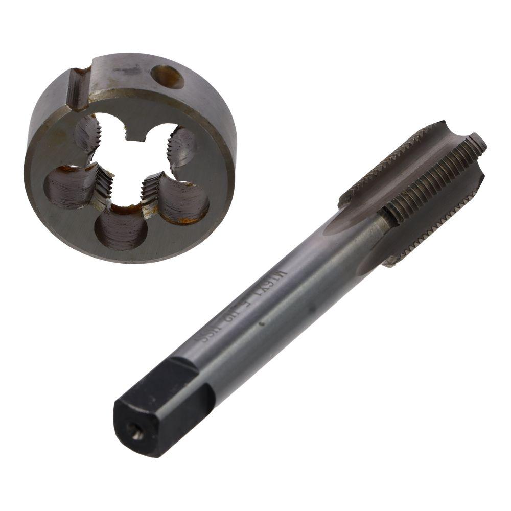 Набор метрических плашек и метчиков M16 x 1,5 мм  Прост в использовании   для ремонта резьбы гаек, винтов и болтов