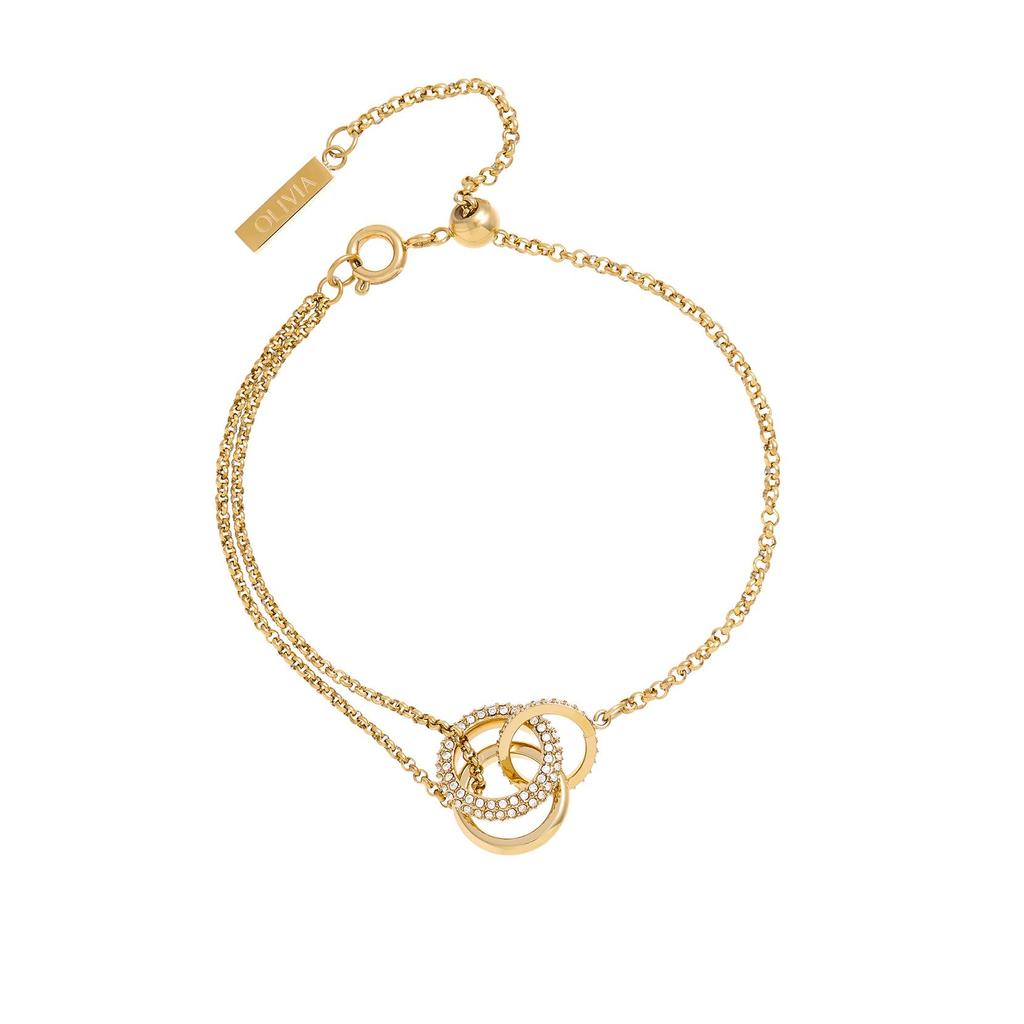 Olivia Burton Classic Entwine Gold Bracelet Women's (obj24100005)