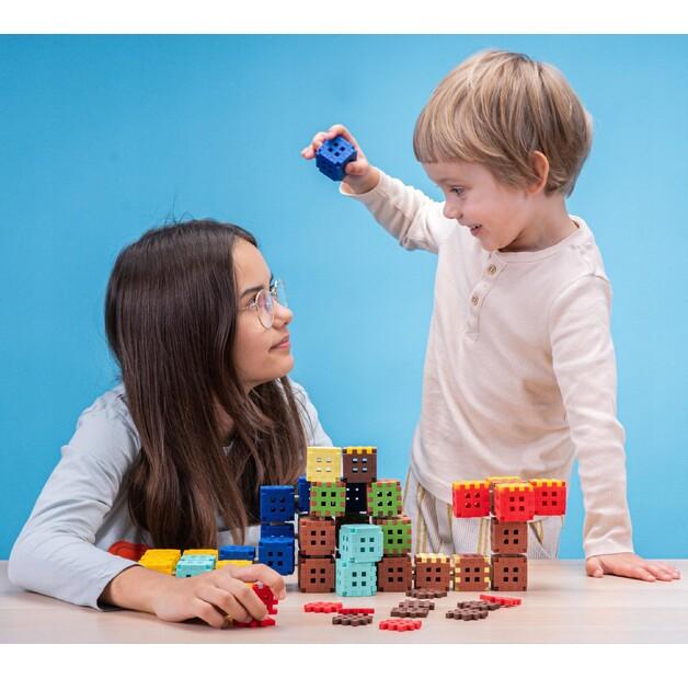 Конструктор мягкий Marioinex Mini Waffle Blocks, 302 деталей