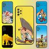 Чехол для телефона A-Asterix Cartoon O-Obelix для Samsung Galaxy A13, A21s, A22, A31, A32, A52, A53, A71, A80, A91 Мягкий черный корпус