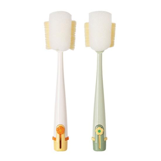 1/2 шт. Щетка для чистки бутылок 5-в-1 с длинной ручкой, многофункциональная щетка для термокружек, портативный очиститель соломинок и бутылок