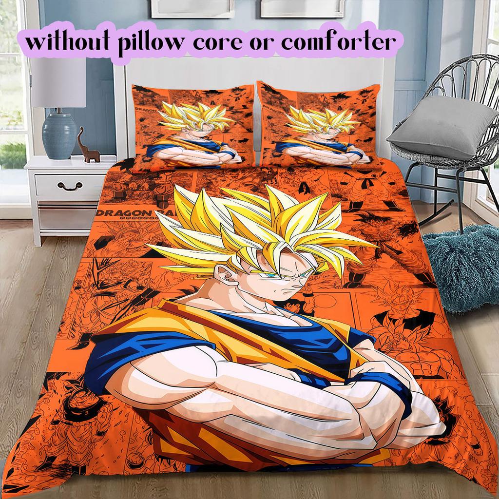 Train Like a Z-Fighter Dragon Ball Heroes Printed Duvet Cover and Bedding Set, Various Sizes