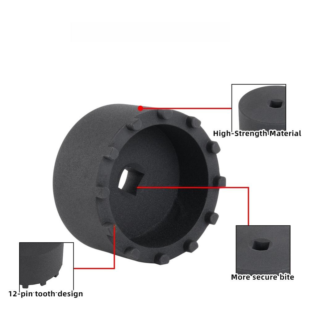 12 Pin Axle Nut Socket 31520 for Heavy Duty For Dodge For Ram 3500 4500 5500 Trucks Fits Wheel Bearing Retainer Nuts 2019 On