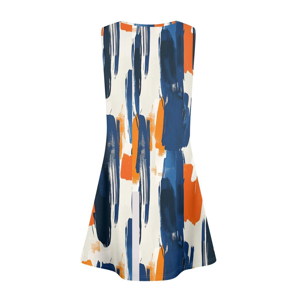 Женский повседневный сарафан с карманами, летнее пляжное платье в стиле бохо, праздничное платье для женщин, платья-майки