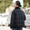Короткая хлопковая одежда для женщин, новые зимние модели, японский и корейский иностранный стиль, универсальная и тонкая, теплая хлопковая одежда, хлоп