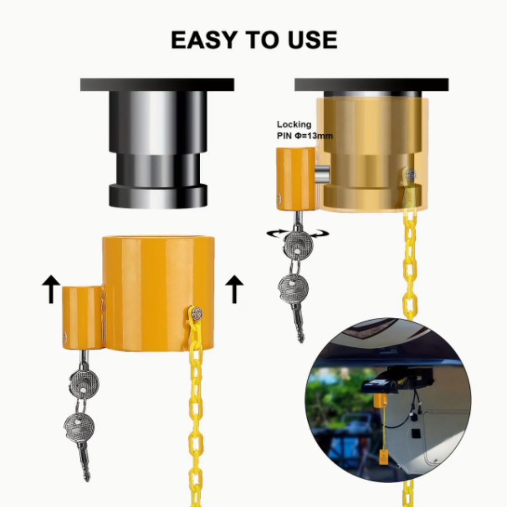 Anti Theft Gooseneck Coupler Lock Heavy Duty Coupling Lock King Pins Locks Container Trailer
