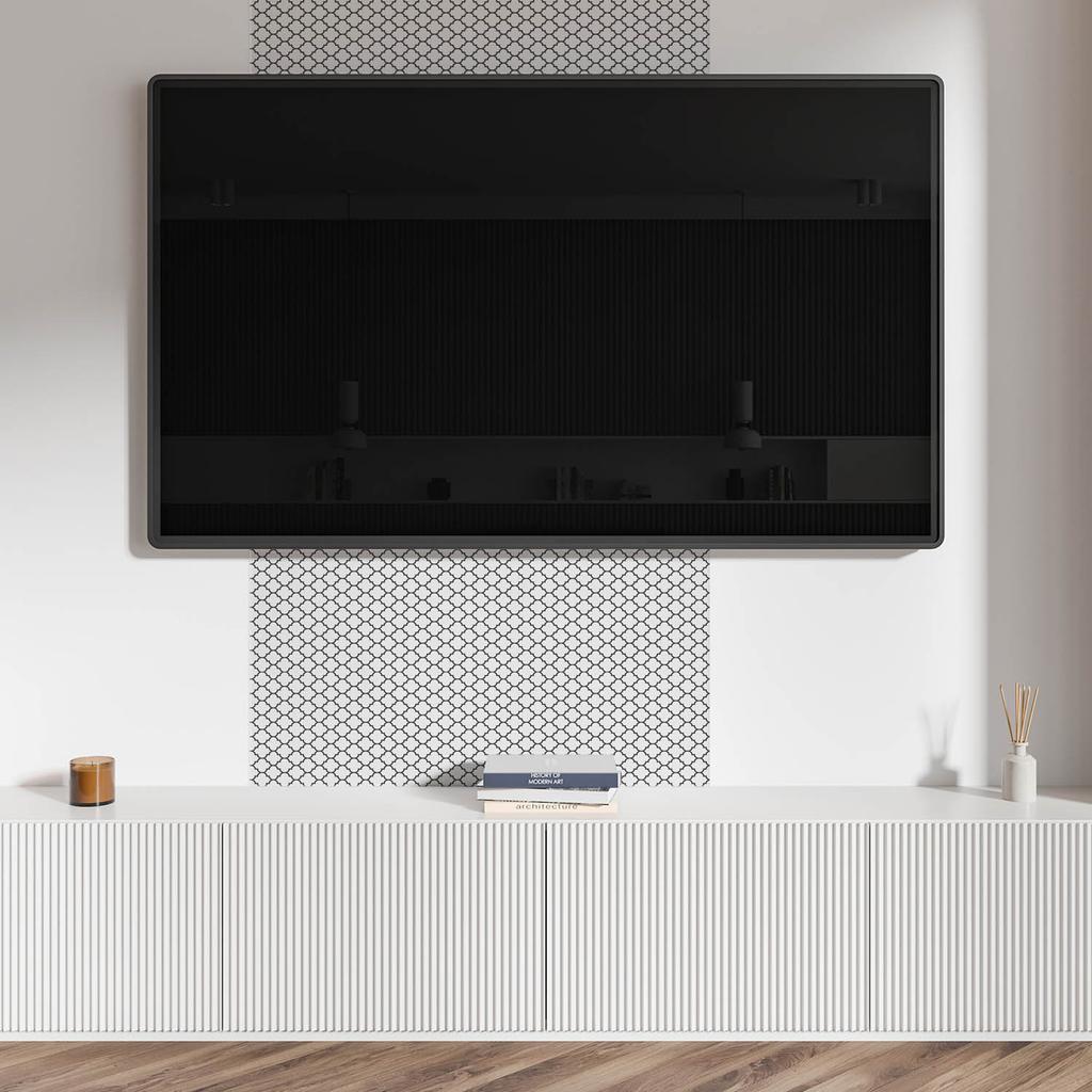 Okładzina Kafelki Z Winylu Samoprzylepne Wzór Z Symetrycznymi Kształtami 10X40X20 Cm