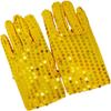 Punk Disco Costume Gothic Club Handwear Dancing Gloves Shining Sequins Gloves Performance Mittens