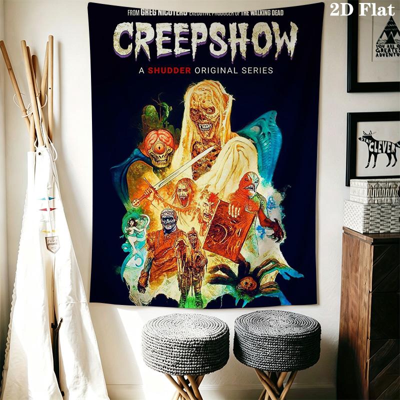 Шкаф-витрина Creepshow Узор Домашний Декор Гобелен, Настенное Полотно, Декоративная Ткань для Стены RV.SGT0917133