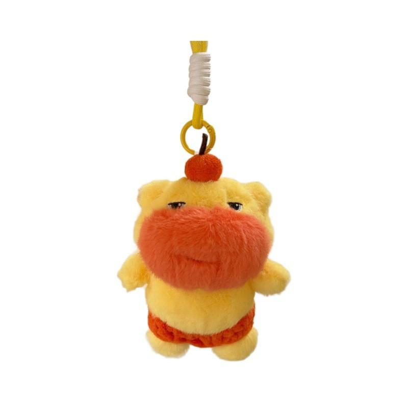 Stuffed Soft Capybara Animal Collectible Gift With Funny Cartoon Pendant Doll