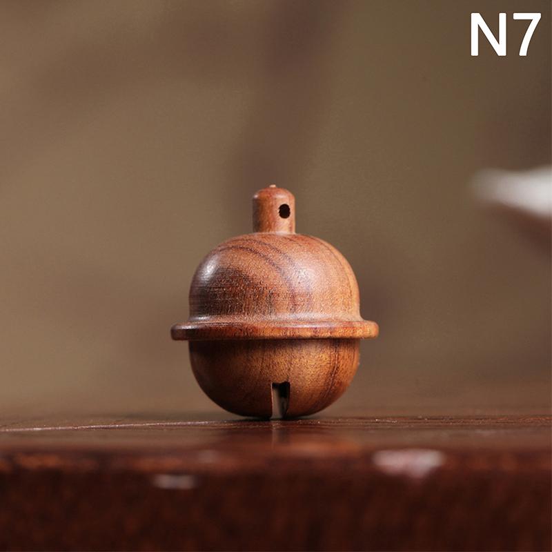 Натуральное дерево Форма лотоса Флакон для духов Благовония Расширяющийся Мини Сандаловое дерево Портативная Герметичная Банка Подвеска Контейнер Помандер