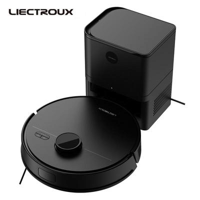 LIECTROUX Робот-пылесос M70 PRO LDS с самоочищающимся мусорным контейнером, многоуровневым хранилищем карт, мощностью всасывания 6,5 кПа