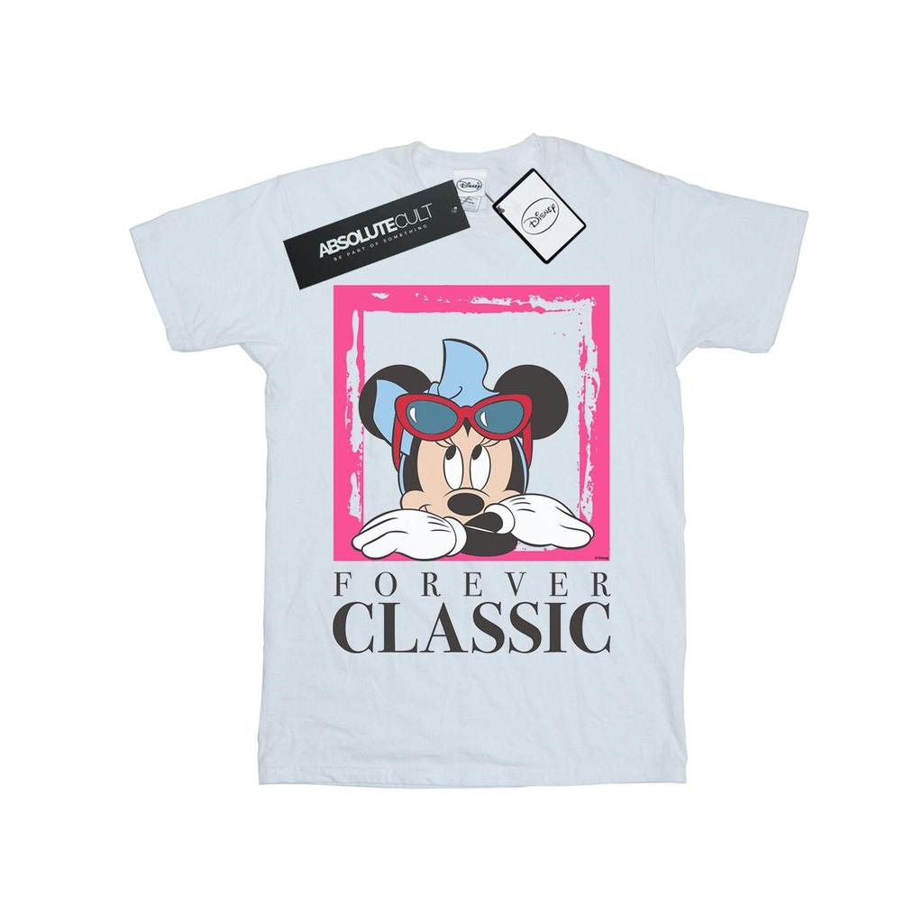 Disney Womens/Ladies Minnie Mouse Forever Classic Cotton Boyfriend T-Shirt