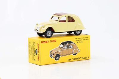 DINKY TOYS DINKY 2CV Бежевый 2CV Репродукция литой автомобиль 1/43 Citroën Citroën