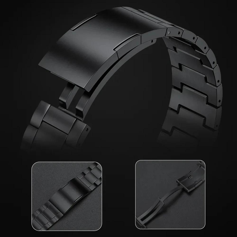 Титановый ремешок для Huawei Watch GT5 46 мм gt 5 4 3 Pro 46 мм 2e Металлический браслет для Samsung Galaxy Gear S3 3 45 мм Мужской ремешок Correa