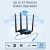 Промышленный 4G LTE Роутер Беспроводной 4G Роутер 300 Мбит/с 4G LTE CAT6 Роутер с SIM-картой Защита Брандмауэром Поддержка 32 Wi-Fi Пользователей
