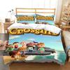 Мультяшный пододеяльник наволочка комплект постельного белья Animal Crossing украшение для спальни мальчиков девочек детский подарок односпальный двуспальный кинг-сайз