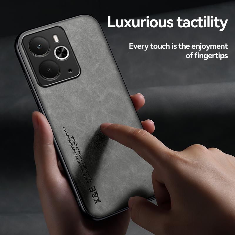 Роскошный противоударный чехол для для Realme 14 5G Realme 14T 5G Защитная крышка Магнитный автомобильный держатель Чехол для телефона Fundas